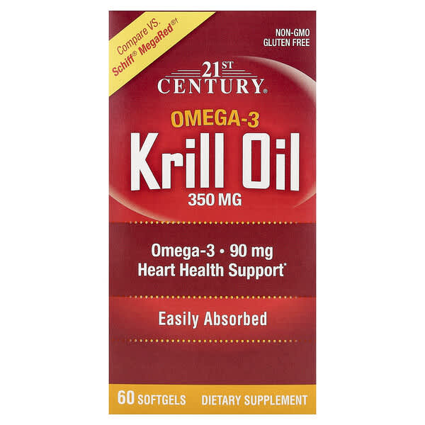Krill Oil, 350 mg, 60 Softgels