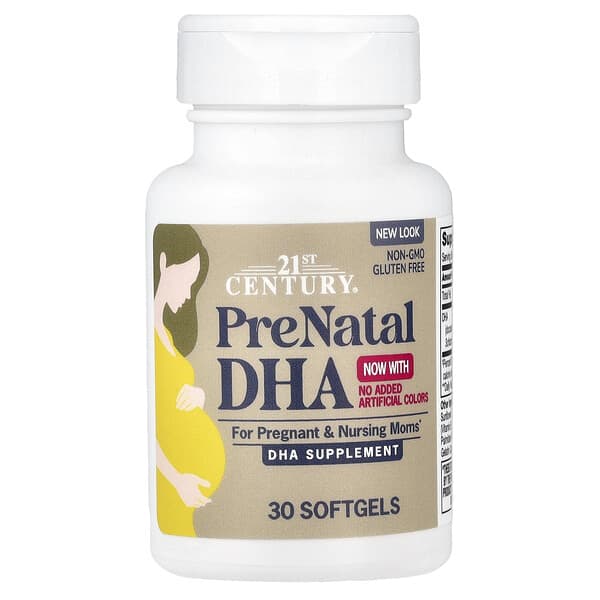 21st Century, 임산부용 DHA, 소프트젤 30정(소프트젤 1정당 200mg)