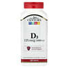 21st Century, Vitamin D3, 125 mcg (5.000 IU), 360 Tablet