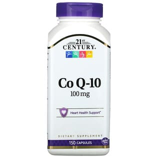 21st Century, CoQ10, 100 mg, 150 cápsulas