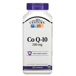 21st Century, CoQ10, 200 mg, 120 cápsulas