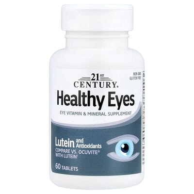 21st Century, Healthy Eyes, Lutein & Antioxidants, 60 Tablets