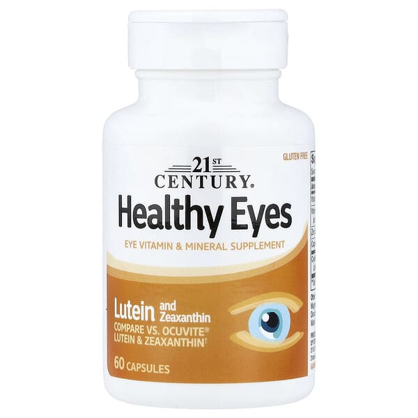 Healthy Eyes, Lutein and Zeaxanthin, 60 Capsules