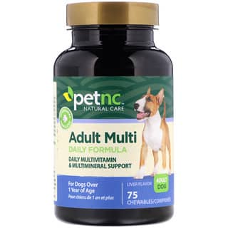 petnc NATURAL CARE, Adult Multi Daily Formula, Liver, 75 Chewables