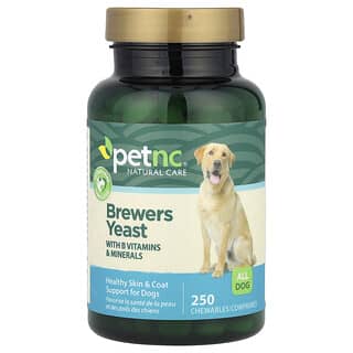 petnc NATURAL CARE, Brewers Yeast, All Dogs, 250 Chewables