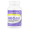 600+D3 Plus Minerals, 120 Tablets