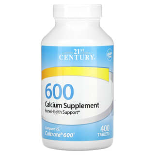21st Century, Calcium Supplement , 600 mg, 400 Tablets