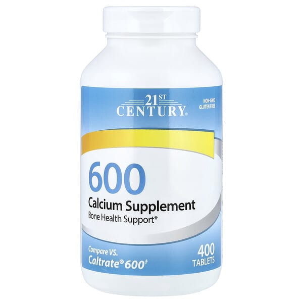 21st Century, 칼슘 보충제 600, 400정(1정당 600mg)