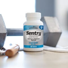 21st Century, Sentry Senior, Suplemento multivitamínico y multimineral, Para hombres mayores de 50 años, 100 comprimidos