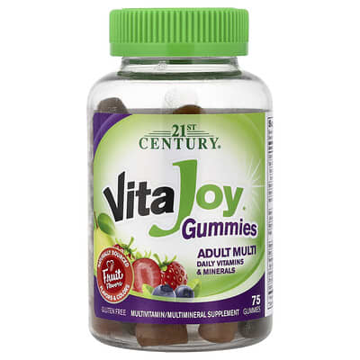 21st Century, VitaJoy® Adult Multi Gummies, Fruit, 75 Gummies