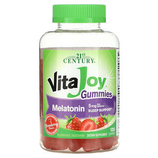 21st Century, Gomitas con melatonina VitaJoy, 2.5 mg, 120 gomitas