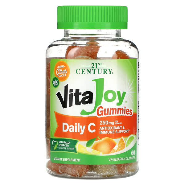 VitaJoy, Gomitas para todos los días con vitamina C, 60 gomitas vegetarianas