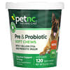 petnc NATURAL CARE, Pre & Probiotic Soft Chews, All Dogs, Liver, 120 Soft Chews, 6.3 oz (180 g)