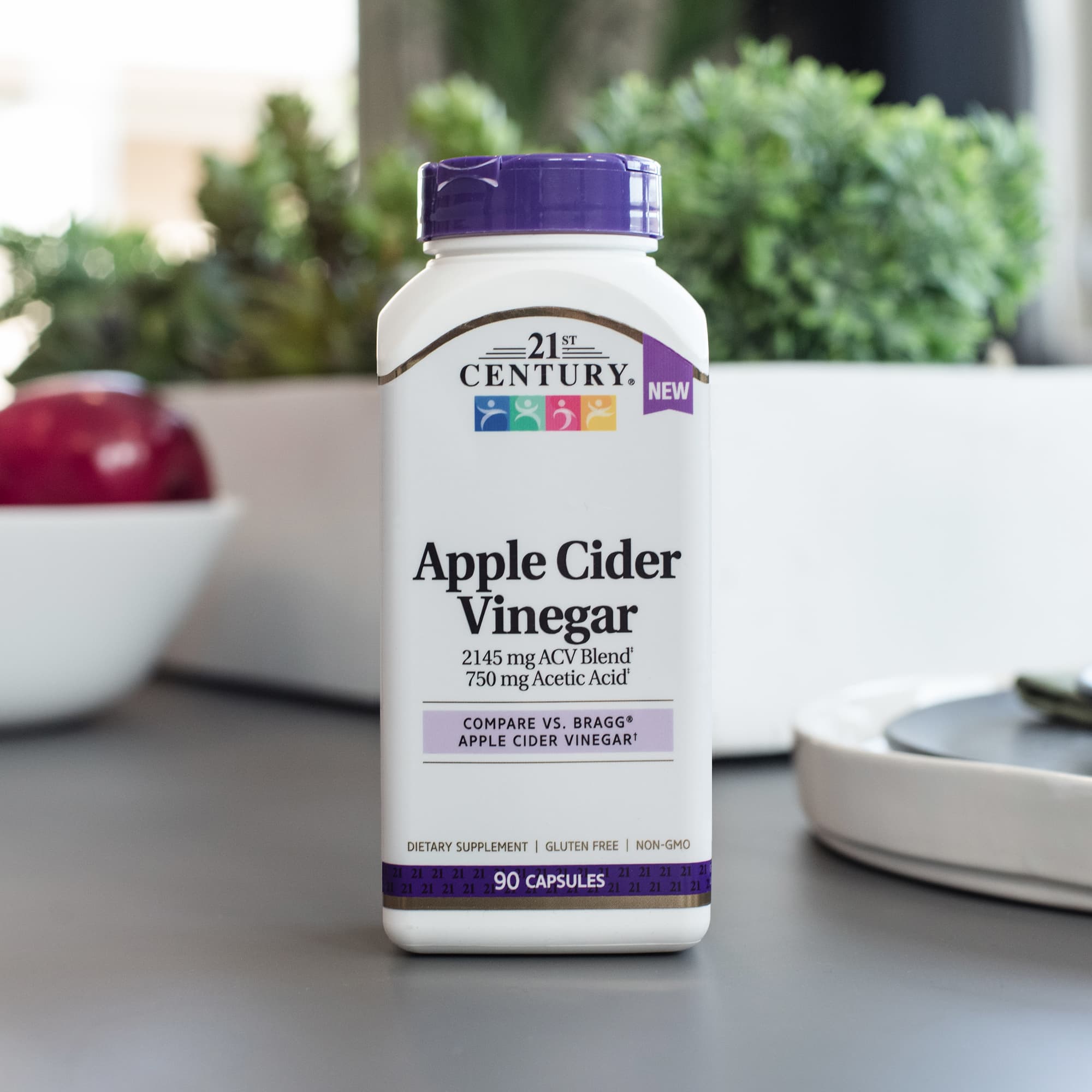 21st Century, Apple Cider Vinegar, 90 Capsules