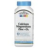 Calcium Magnésium Zinc + D3, 250 comprimés