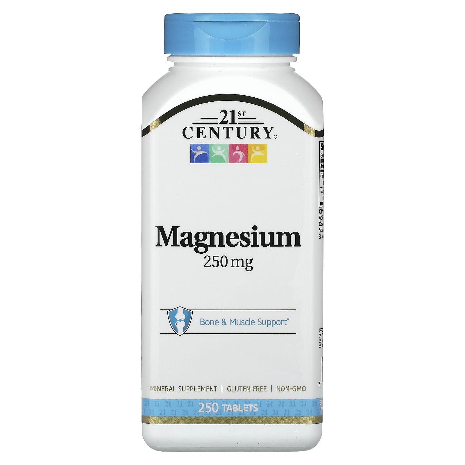 21st Century Magnesium 250 Mg 250 Tablets   12 