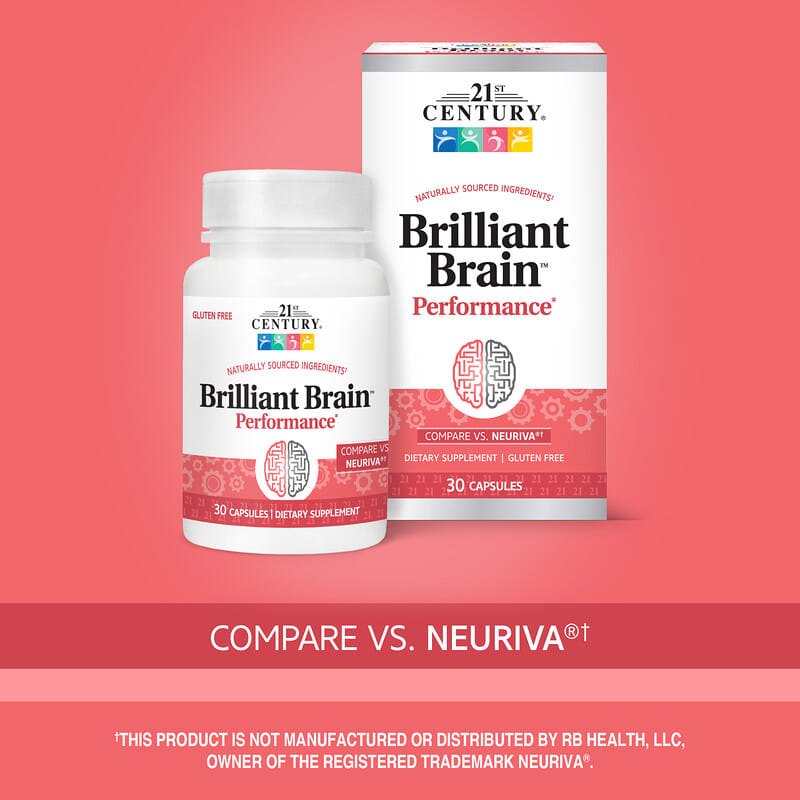 21st Century, Brilliant Brain Performance, 30 Capsules
