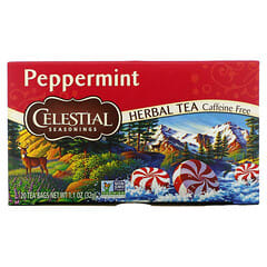 Celestial Seasonings, Té Herbal, Menta, Libre de cafeína, 20 bolsas de té, 1.1 oz (32 g)