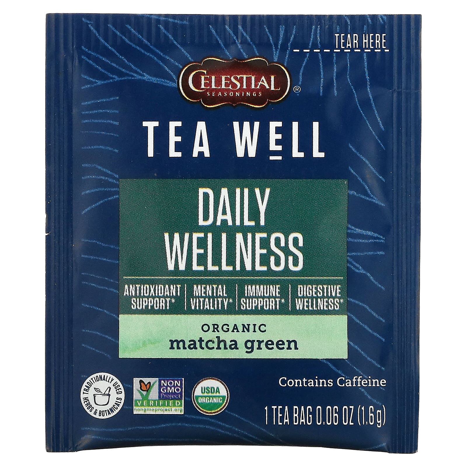 Celestial Seasonings, Herbal Tea, Daily Wellness, Organic Matcha Green