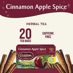 Té de hierbas, Canela, manzana y especias, Sin cafeína, 20