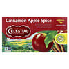 Celestial Seasonings, 허브 차, 시나몬 애플 스파이스, 카페인 무함유, 티백 20개, 48g(1.7oz)