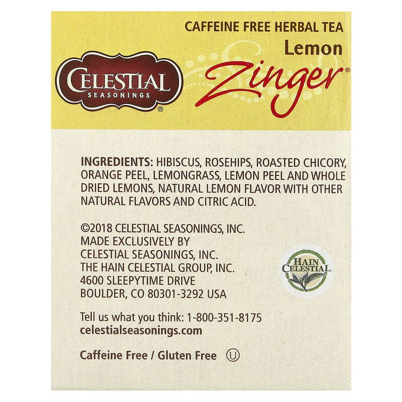 Lemon zinger tea k cups best sale