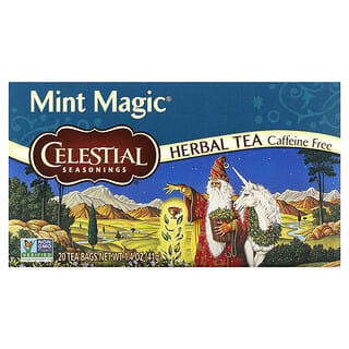 Celestial Seasonings, Té de hierbas, Mint Magic, Sin cafeína`` 20 bolsitas de té, 41 g (1,4 oz)