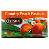 Celestial Seasonings, Chá de Ervas, Country Peach Passion, Sem Cafeína, 20 Saquinhos de Chá, 1,4 oz. (41 g)