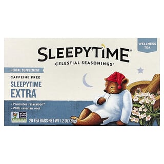 Celestial Seasonings, Wellness Tea, Sleepytime Extra®, koffeinfrei, 20 Teebeutel, 35 g (1,2 oz.)
