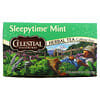 سيليستيال سيزونينس, شاي أعشاب، نعناع Sleepytime، خالٍ من الكافيين، 20 كيس شاي، 1.0 أونصة (29 جم)