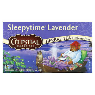 Celestial Seasonings, травяной чай, для сна, лаванда, без кофеина, 20 чайных пакетиков, 30 г (1,1 унции)