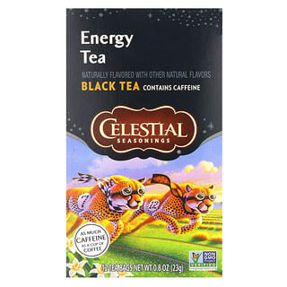 Celestial Seasonings, Energy Tea, черный чай, 12 чайных пакетиков по 23 г (0,8 унции)