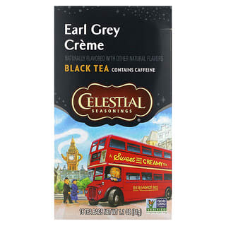 Celestial Seasonings, Black Tea, Earl Grey Creme, 16 Tea Bags, 1.1 oz (31 g)