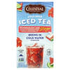 холодный чай со льдом, арбуз и лайм, без кофеина, 18 чайных пакетиков, 36 г (1,29 унции)
