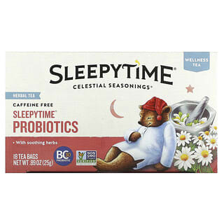 Celestial Seasonings, Wellness Kräutertee, Sleepytime Probiotics, koffeinfrei, 18 Teebeutel (25 g)