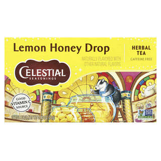 Celestial Seasonings, Tisane, Gouttes de miel et de citron, Sans caféine, 16 sachets de thé, 22 g