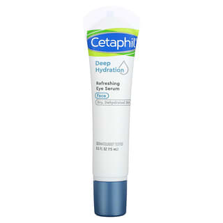 Cetaphil, Deep Hydration, освежающая сыворотка для кожи вокруг глаз, 15 мл (0,5 жидк. Унции)