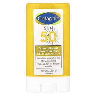 Cetaphil, 시어 미네랄 자외선 차단제 스틱, SPF 50, 14g(0.5oz)