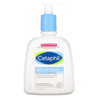 Cetaphil, Agente de limpieza suave para la piel, Sin fragancia, 237 ml (8 oz. líq.)