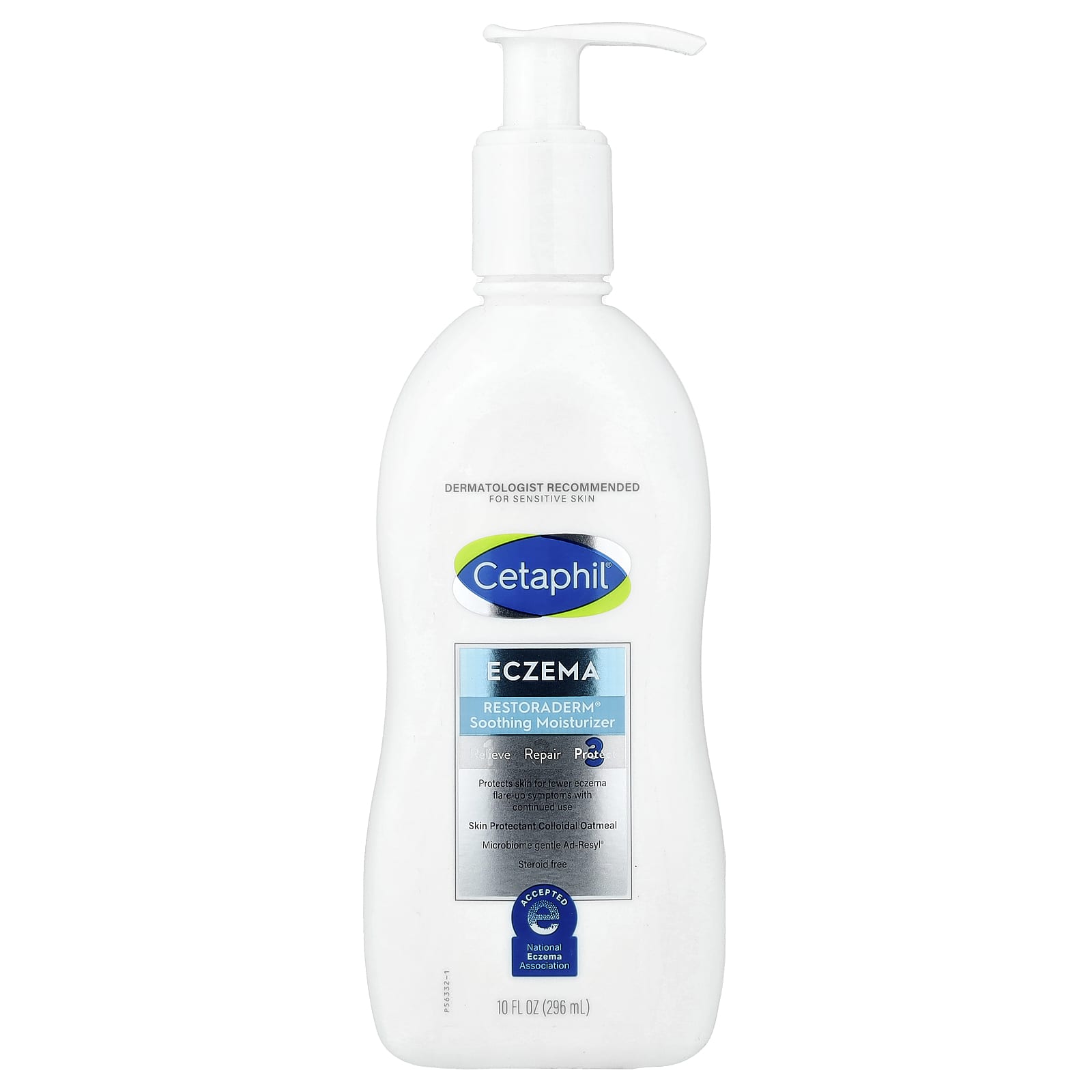 Eczema, Restoraderm® Soothing Moisturizer, For Sensitive Skin, Fragrance  Free, 10 fl oz (296 ml)