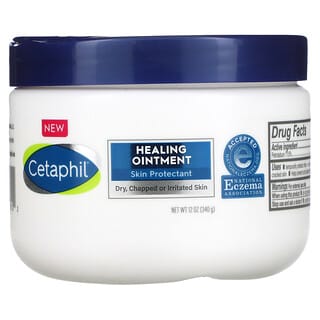 Cetaphil, Ungüento curativo, piel seca, agrietada o irritada, 340 g (12 oz)