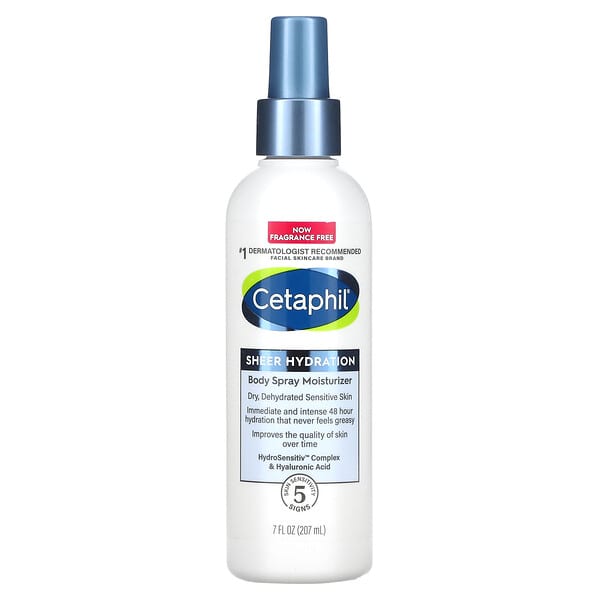 Cetaphil Sheer Hydration Body Spray Moisturizer 7 Fl Oz 207 Ml