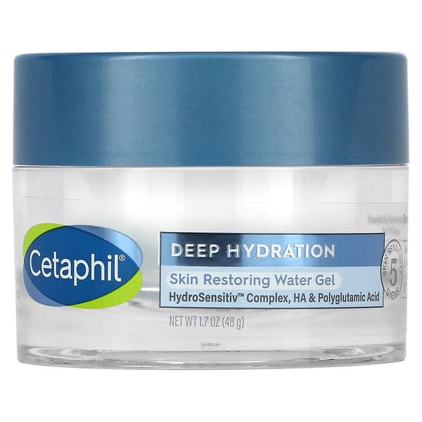 Cetaphil, 딥 하이드레이션, 스킨 리스토어링 워터 젤, 48g (1.7oz)