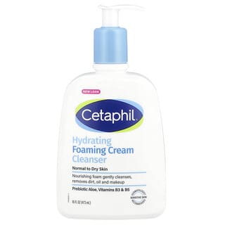 Cetaphil, Hydrating Foaming Cream Cleanser, 16 fl oz (473 ml)