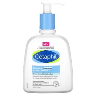 Cetaphil, Hydrating Foaming Creamer Cleanser, 8 fl oz (237 ml)