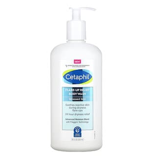 Cetaphil‏, "סבון רחצה להקלה על התלקחות, לעור לחוצה, 591 מ""ל (20 אונקיות נוזל)"