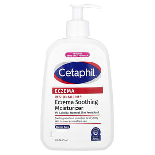 Cetaphil, Restoraderm®, verzachtende vochtinbrengende crème voor eczeem, 473 ml (16 fl oz)