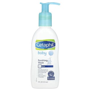 Cetaphil‏, סבון רחצה מרגיע לתינוקות, 147 מ"ל (5 אונקיות נוזל)