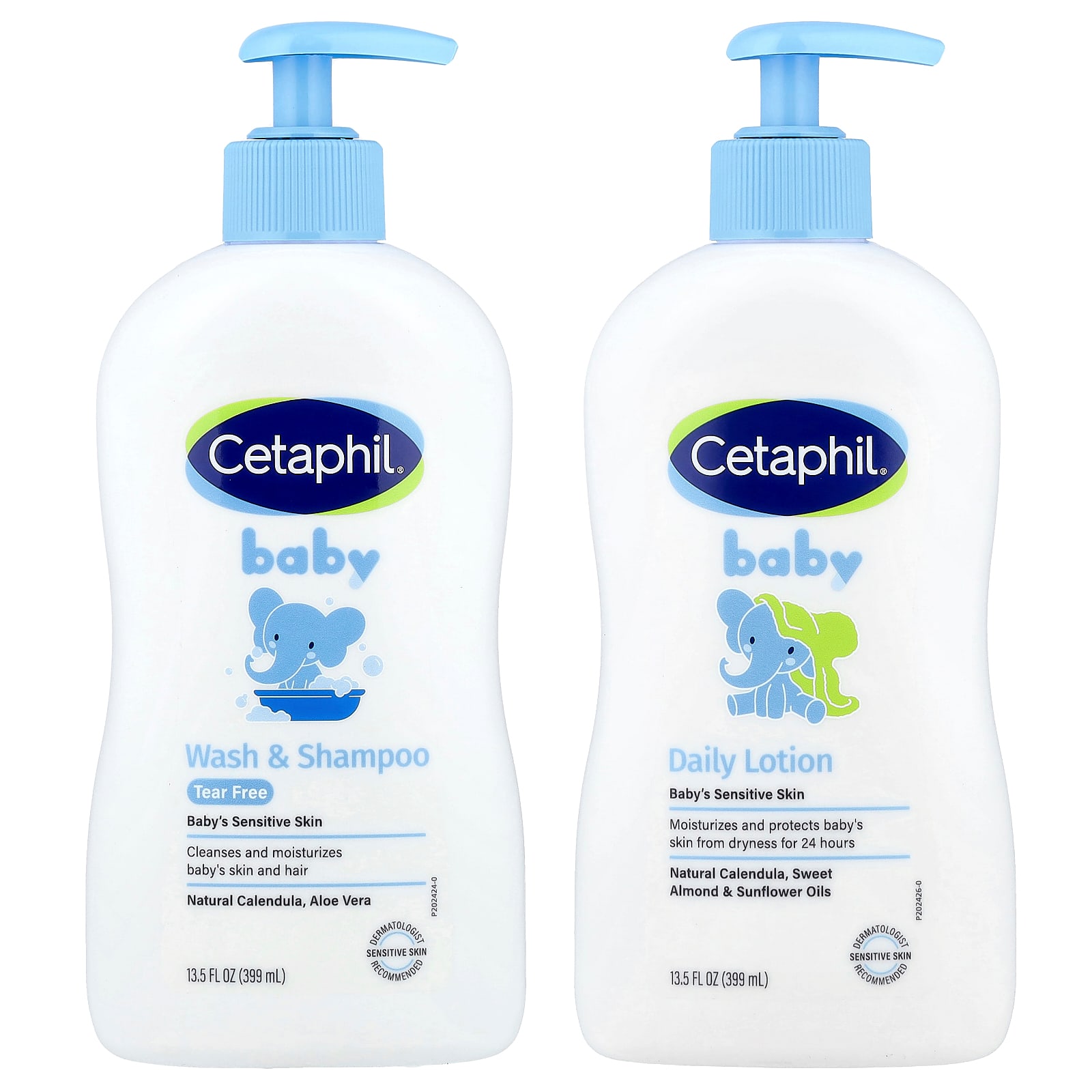 Baby, Healthy Skin Essentials Set, 2 Piece Set, 13.5 fl oz (399 ml