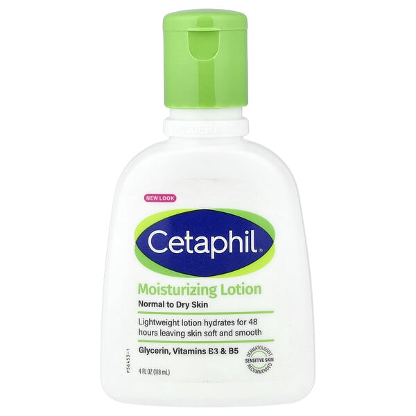 Cetaphil, Moisturizing Lotion, Fragrance Free, 4 fl oz (118 ml)